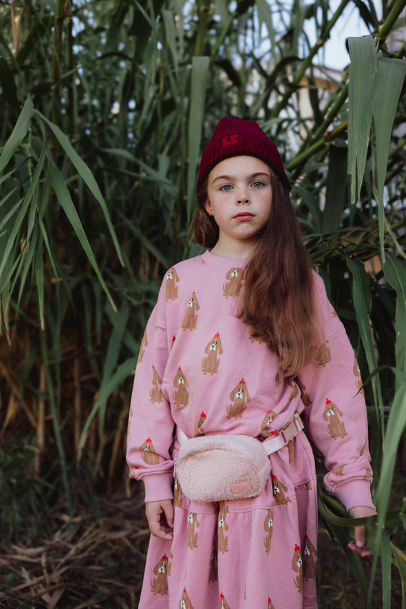 Blush Pink Kids Belt Bag | Toddler & Girls Fanny Pack by Big Little Wish