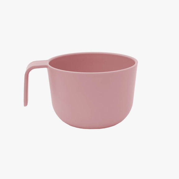 Snack Bowl in Blush / ezpz Basics Line / Bowl with Handle and Lid for Kids #color_blush