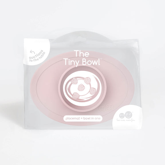 The Tiny Bowl in Blush by ezpz / Silicone Bowl for Babies that Fits on High Chairs #color_blush
