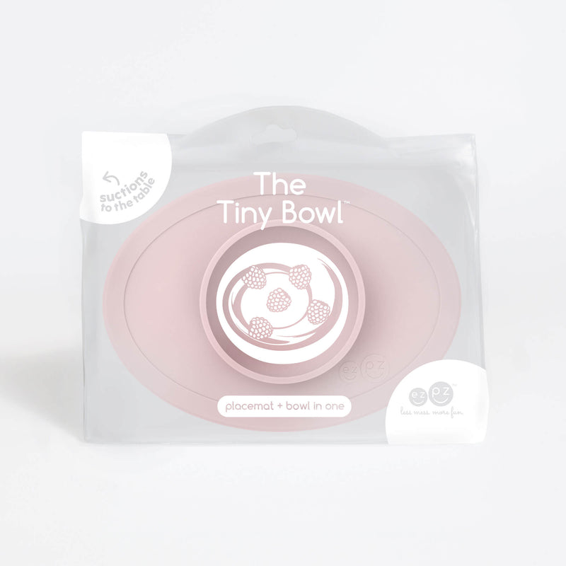 The Tiny Bowl in Blush by ezpz / Silicone Bowl for Babies that Fits on High Chairs #color_blush