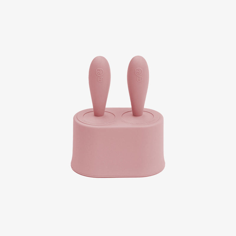 Tiny Pops in Blush / Silicone Popsicle Mold for Babies, Frozen Puree & Breastmilk Popsicles #color_blush / Tiny Pops – Baby-Sized Popsicle Mold for Nourishment + Teething Relief by ezpz