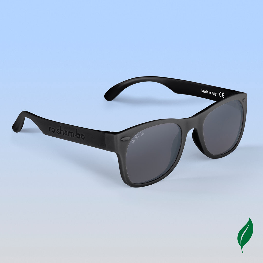 Bueller Toddler Sunglasses – Matte Black by ro•sham•bo eyewear