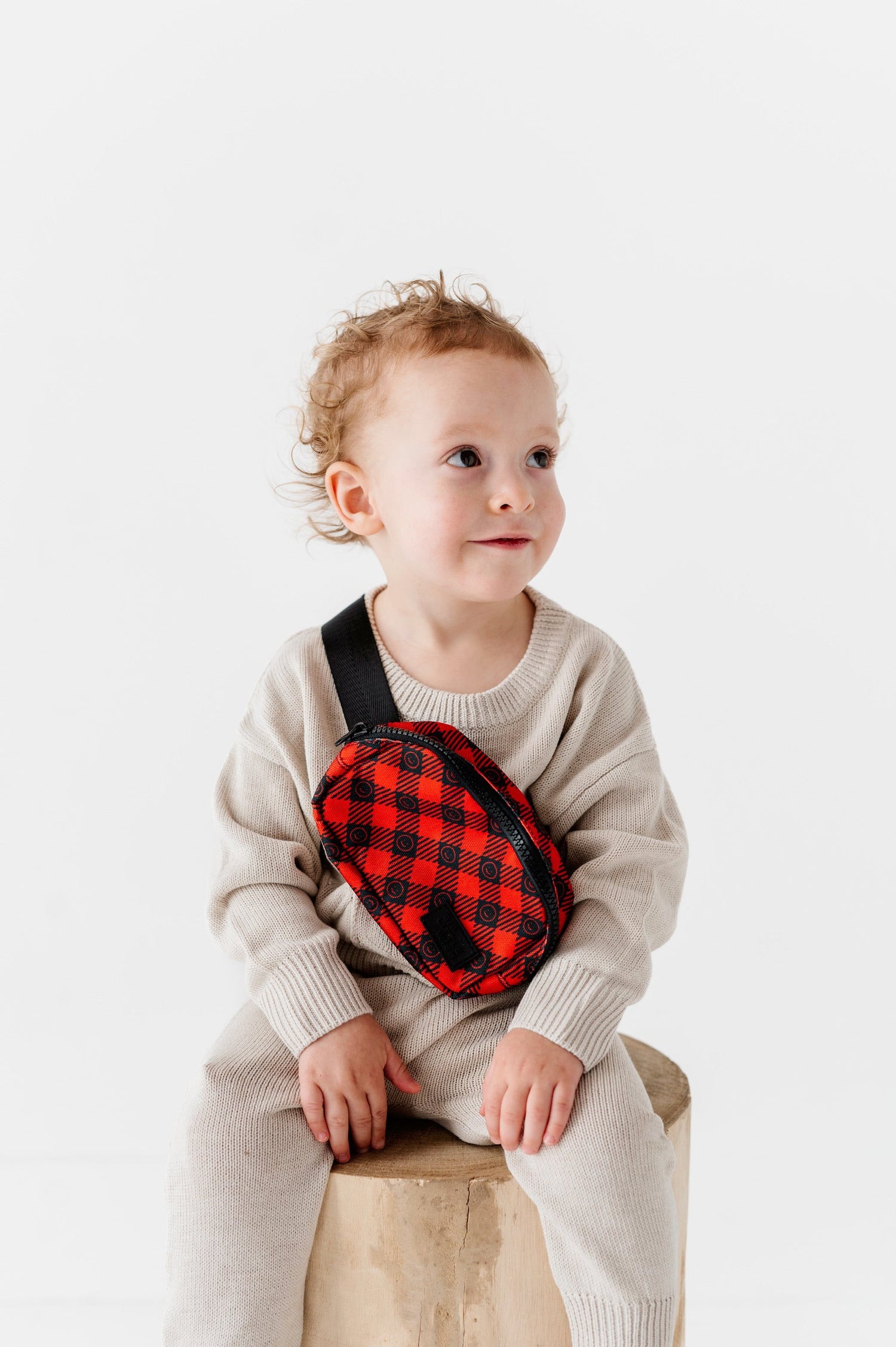 Buffalo Plaid Kids Fanny Pack – The Camp Bag | Toddler Belt Bag by Big Little Wish