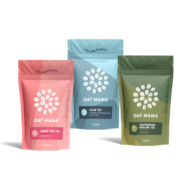 Trimester Tea Bundle – Pregnancy Support Trio by Oat Mama