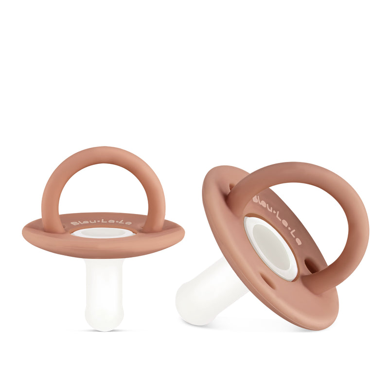 Lulababe 2-Tone Baby Pacifier – Soft & Safe Comfort by Bleu La La