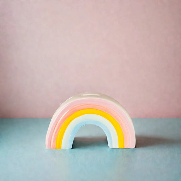 Ceramic Rainbow Money Bank by Creative Gifts