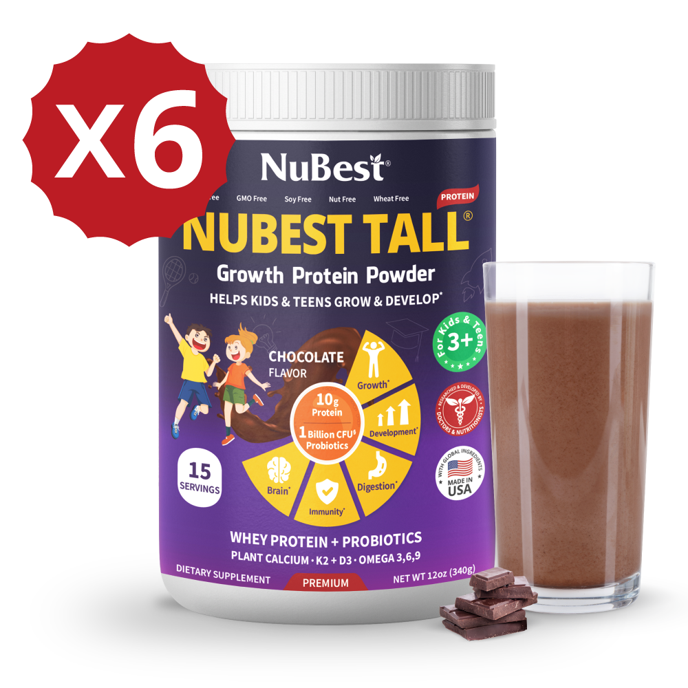Chocolate Protein for Growth & Development – Kids and Teens 3+ by NuBest Nutrition