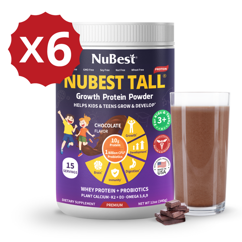 Chocolate Protein for Growth & Development – Kids and Teens 3+ by NuBest Nutrition