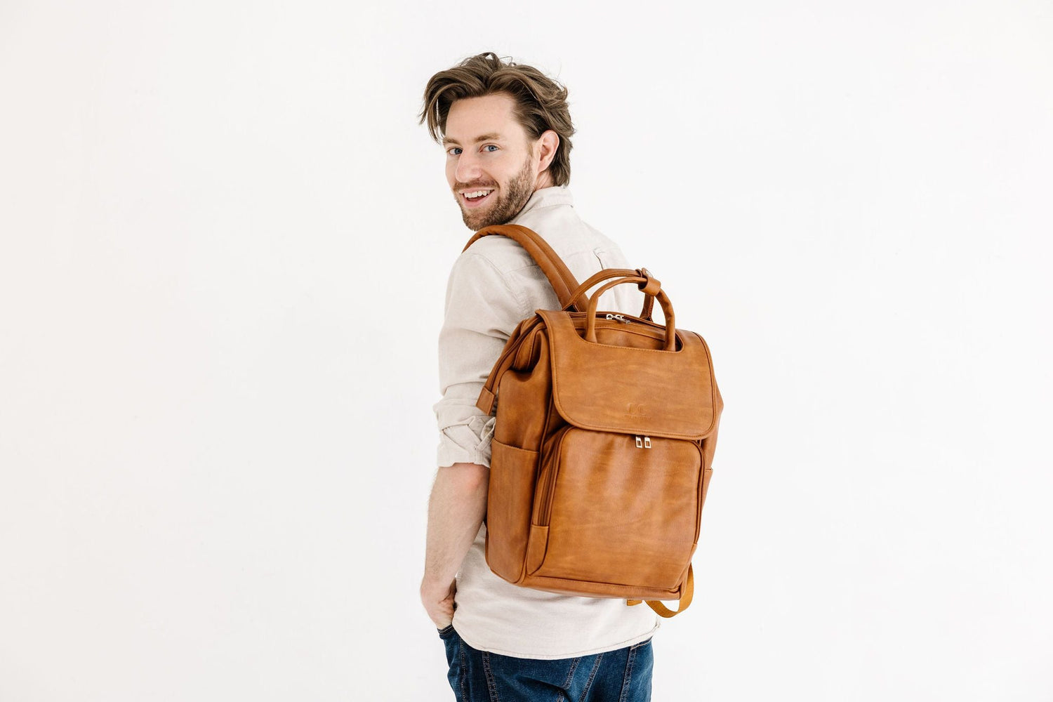 Citi Explorer Diaper Bag – Vintage Tan Citi Collective