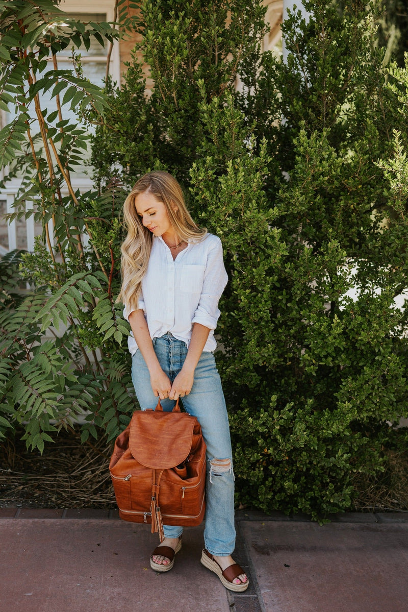 Citi Journey Diaper Bag - Vintage Tan Citi Collective