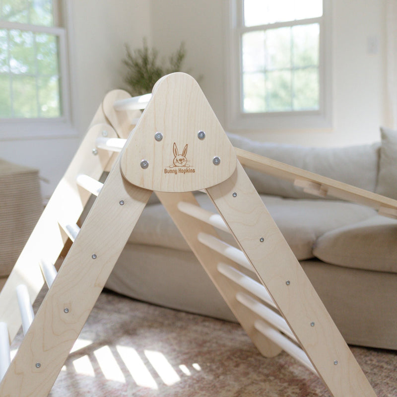 Pikler Triangle Climber Set – Boost Balance & Play by Bunny Hopkins