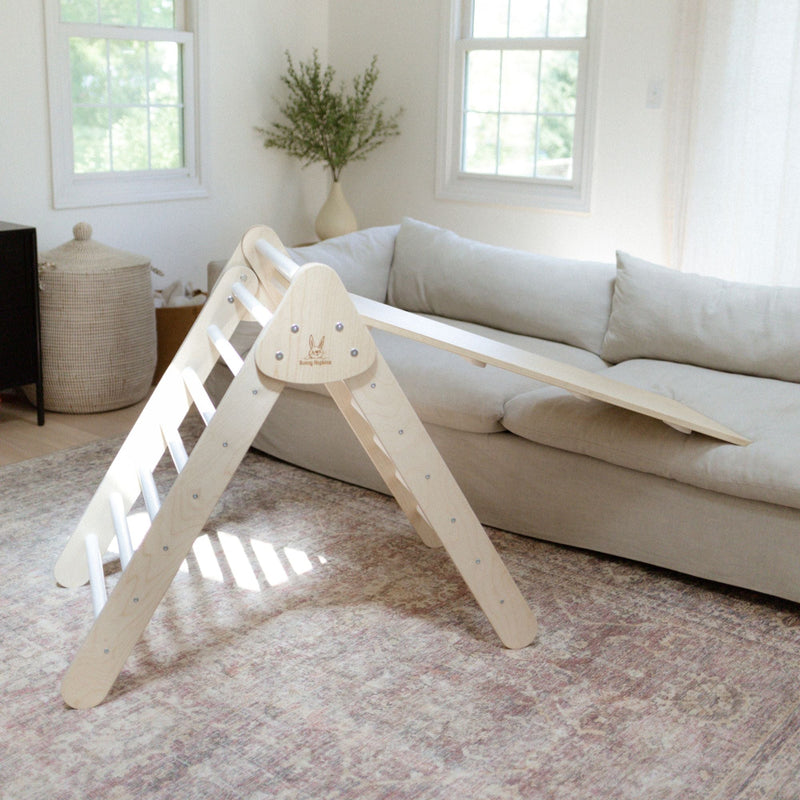 Pikler Triangle Climber Set – Boost Balance & Play by Bunny Hopkins