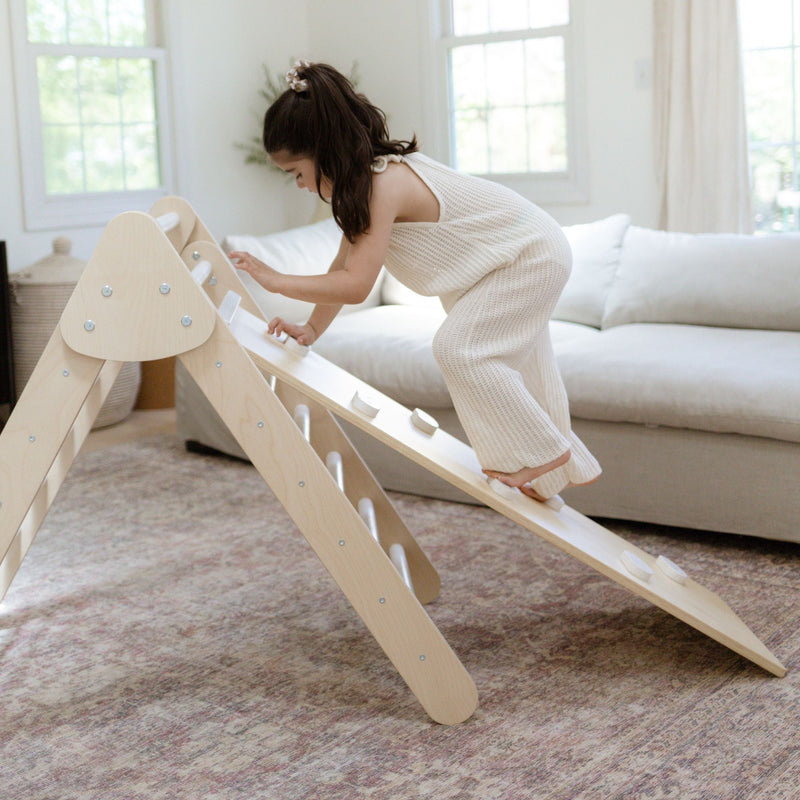 Pikler Triangle Climber Set – Boost Balance & Play by Bunny Hopkins