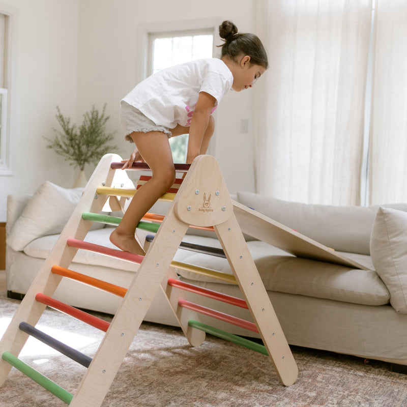 Pikler Triangle Climber Set – Boost Balance & Play by Bunny Hopkins
