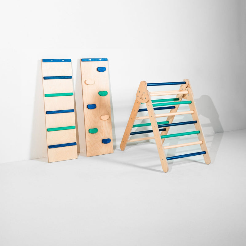 Pikler Triangle Climber Set – Boost Balance & Play by Bunny Hopkins