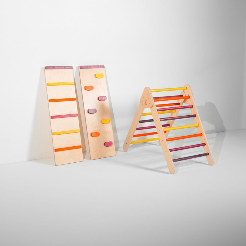 Pikler Triangle Climber Set – Boost Balance & Play by Bunny Hopkins