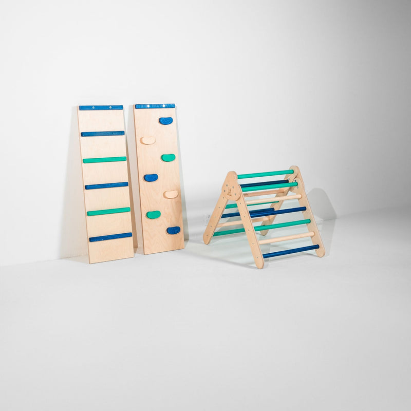 Pikler Triangle Climber Set – Boost Balance & Play by Bunny Hopkins
