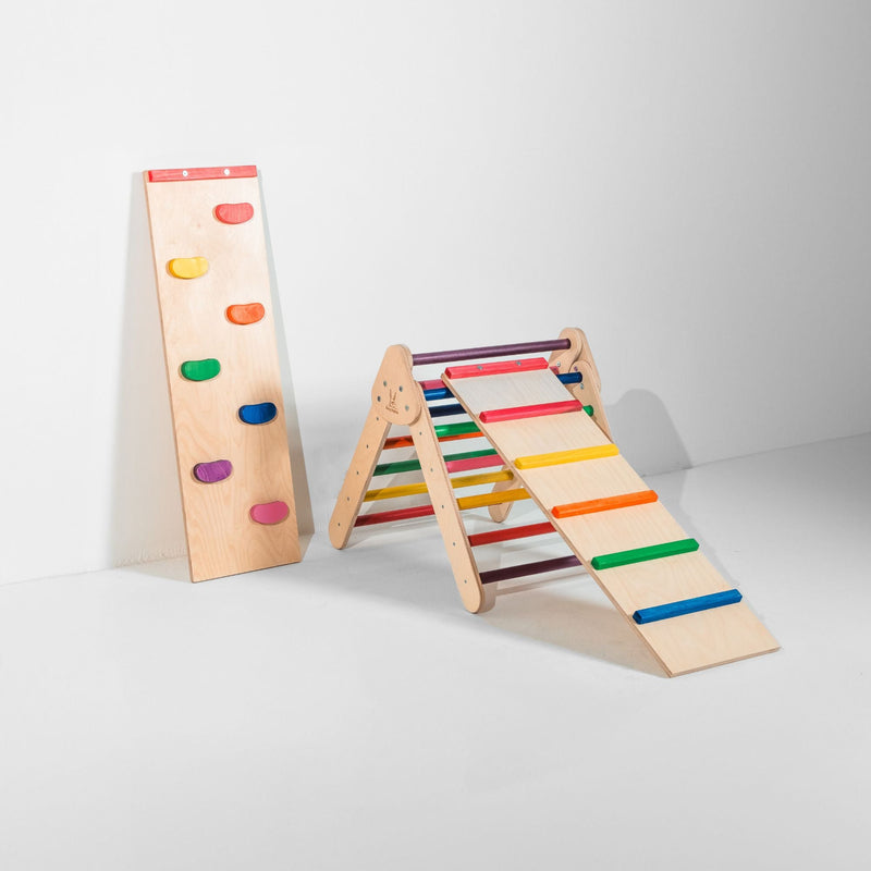 Pikler Triangle Climber Set – Boost Balance & Play by Bunny Hopkins