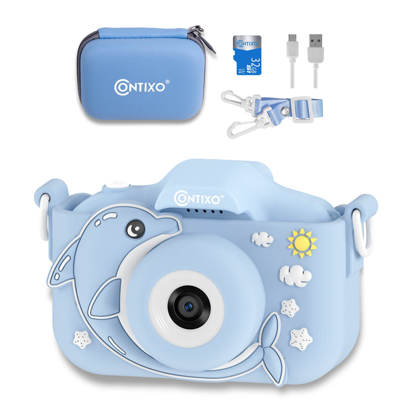 Contixo Kids Digital Camera 1080p HD with Dual Lens & Selfie Mode