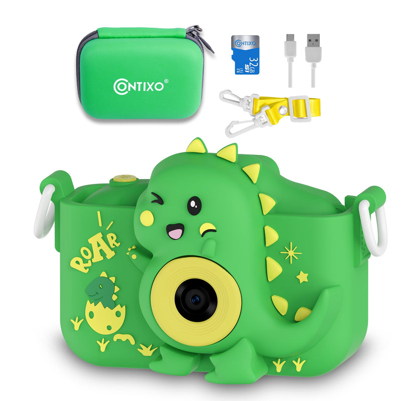 Contixo Kids Digital Camera 1080p HD with Dual Lens & Selfie Mode