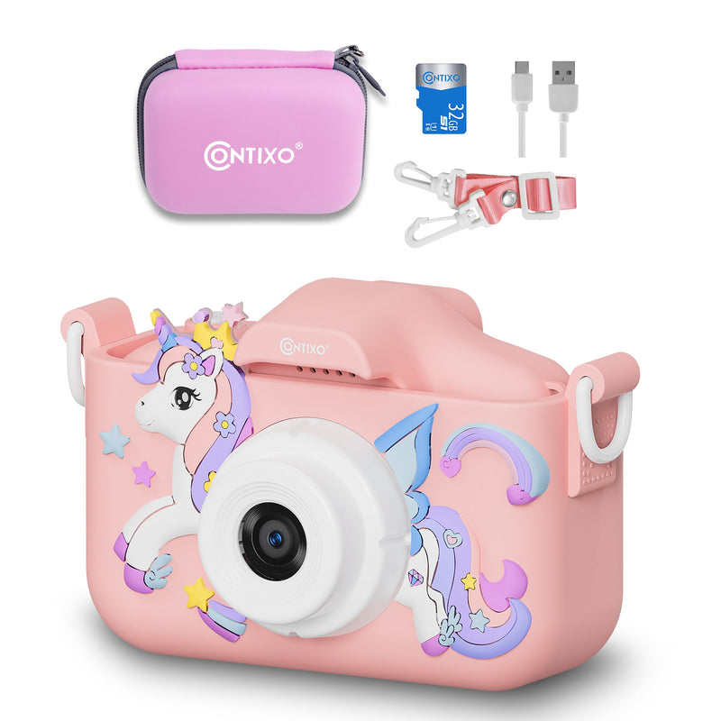 Contixo Kids Digital Camera 1080p HD with Dual Lens & Selfie Mode