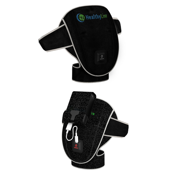 Portable Shoulder Heated Gemstone Pad - Provides targeted heat therapy for pain relief and relaxation