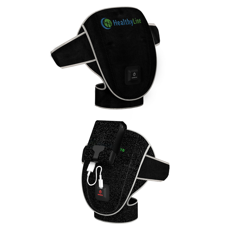 Portable Shoulder Heated Gemstone Pad - Provides targeted heat therapy for pain relief and relaxation