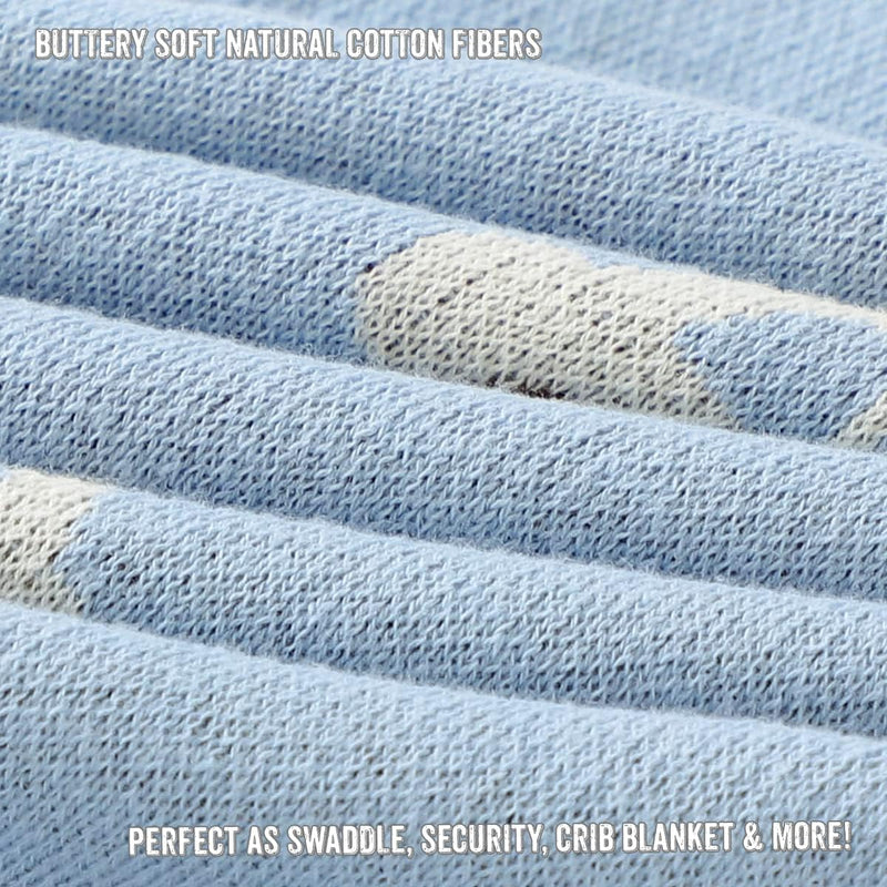 Cozy Cotton Knit Car Swaddle Blanket for Babies – by Bleu La La