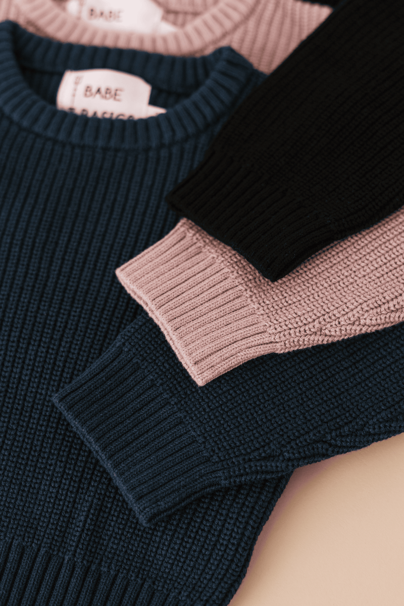 Cozy Knit Baby Sweater – Soft, Stylish Layers by Babe Basics