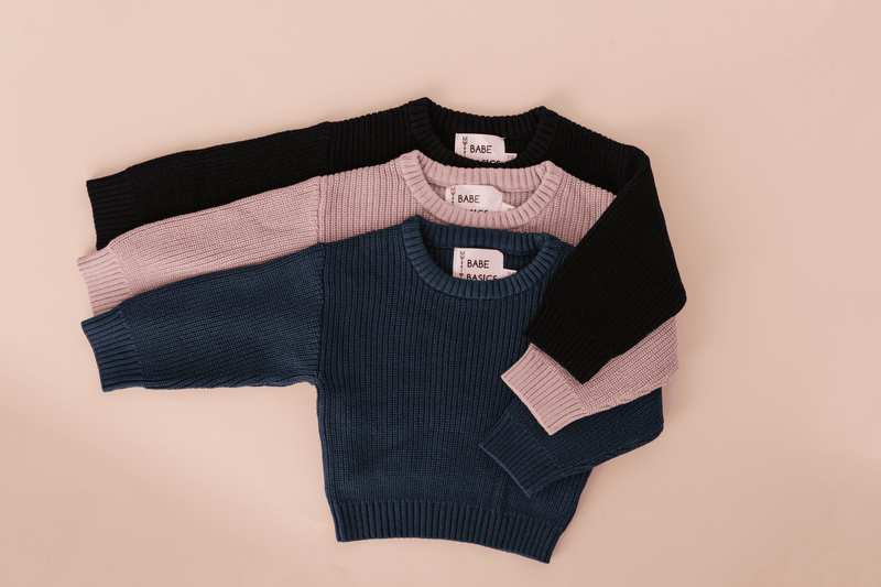 Cozy Knit Baby Sweater – Soft, Stylish Layers by Babe Basics