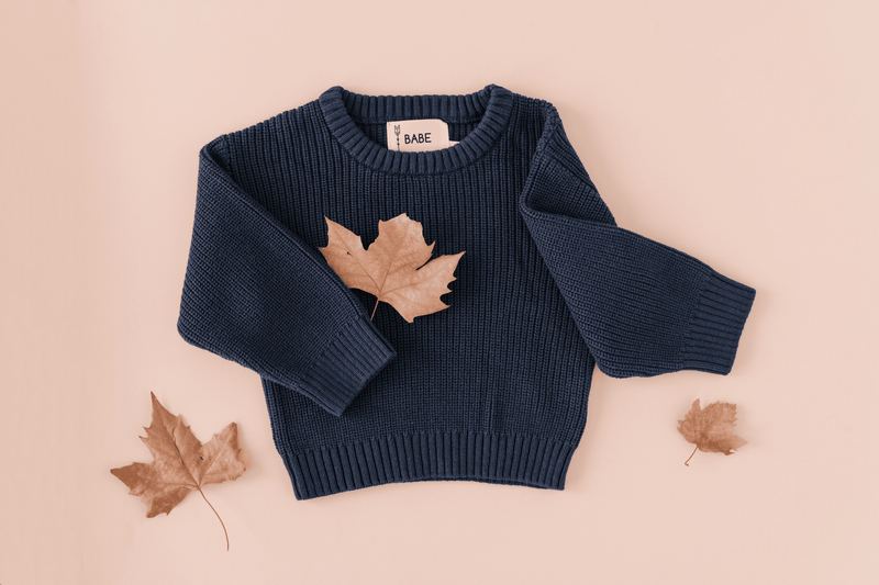 Cozy Knit Baby Sweater – Soft, Stylish Layers by Babe Basics