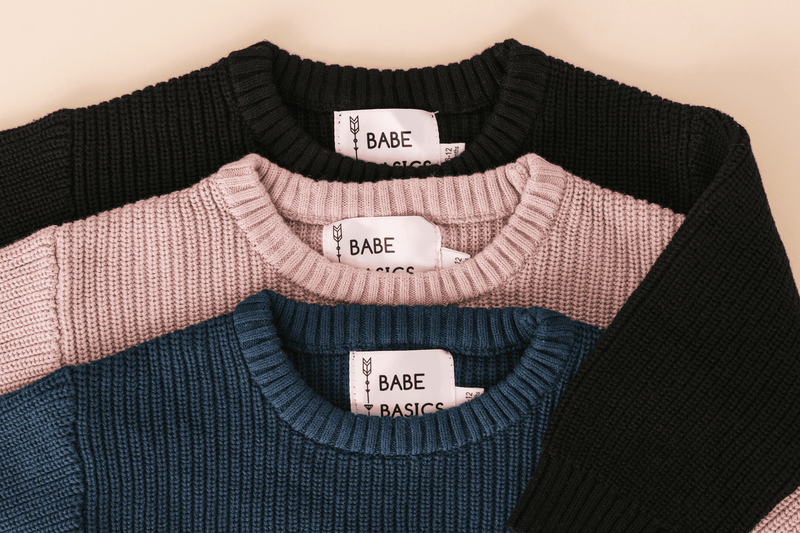 Cozy Knit Baby Sweater – Soft, Stylish Layers by Babe Basics