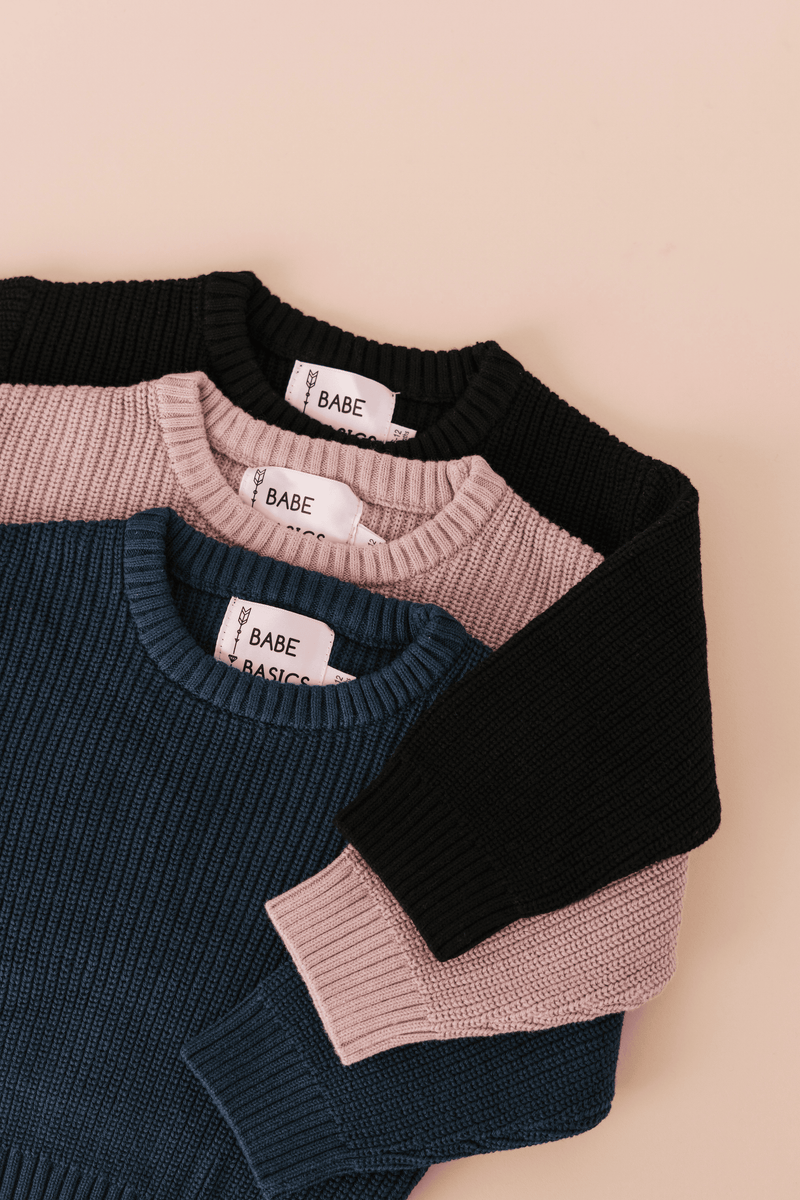 Cozy Knit Baby Sweater – Soft, Stylish Layers by Babe Basics
