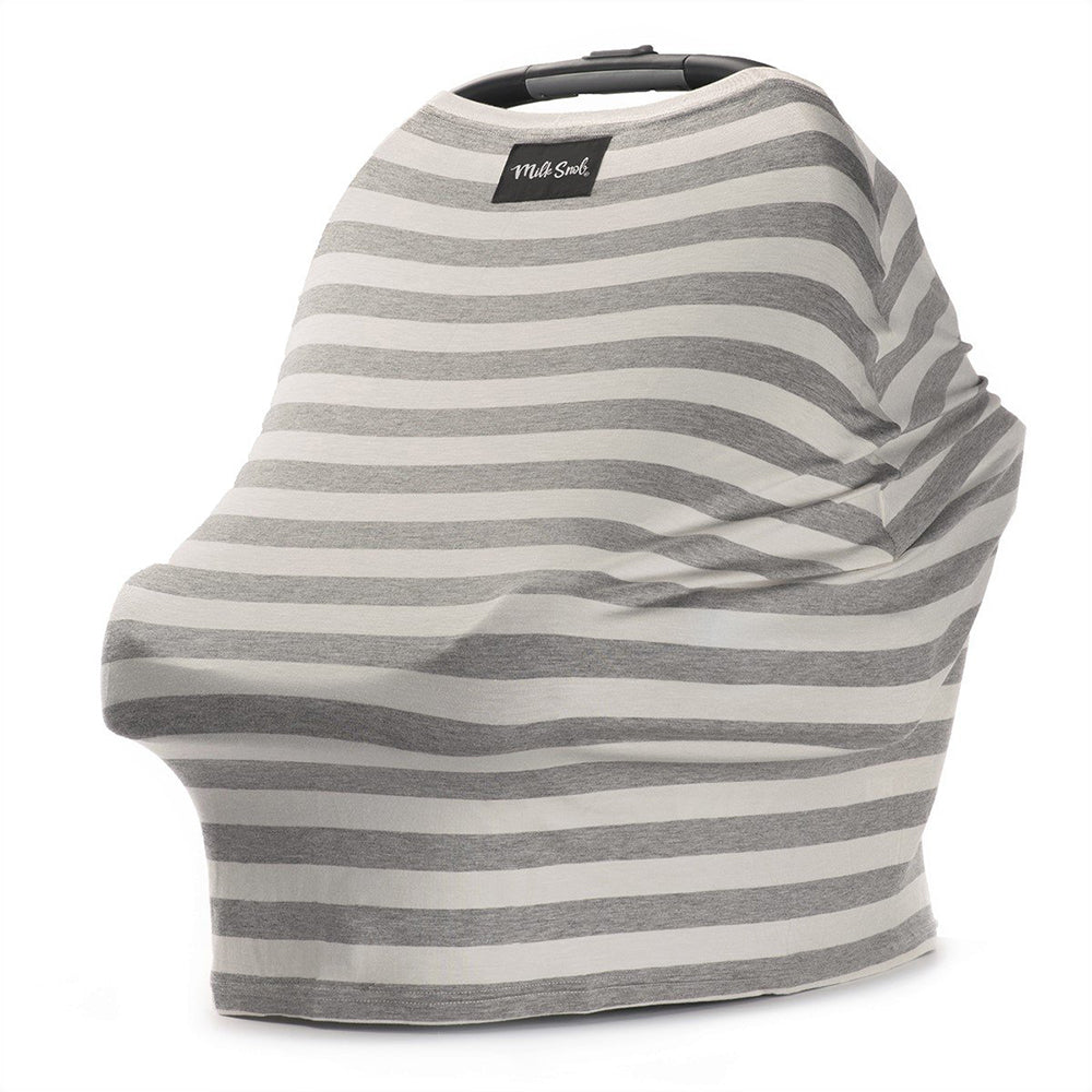 Cream & Grey Stripe 5-in-1 Multifunctional Cover