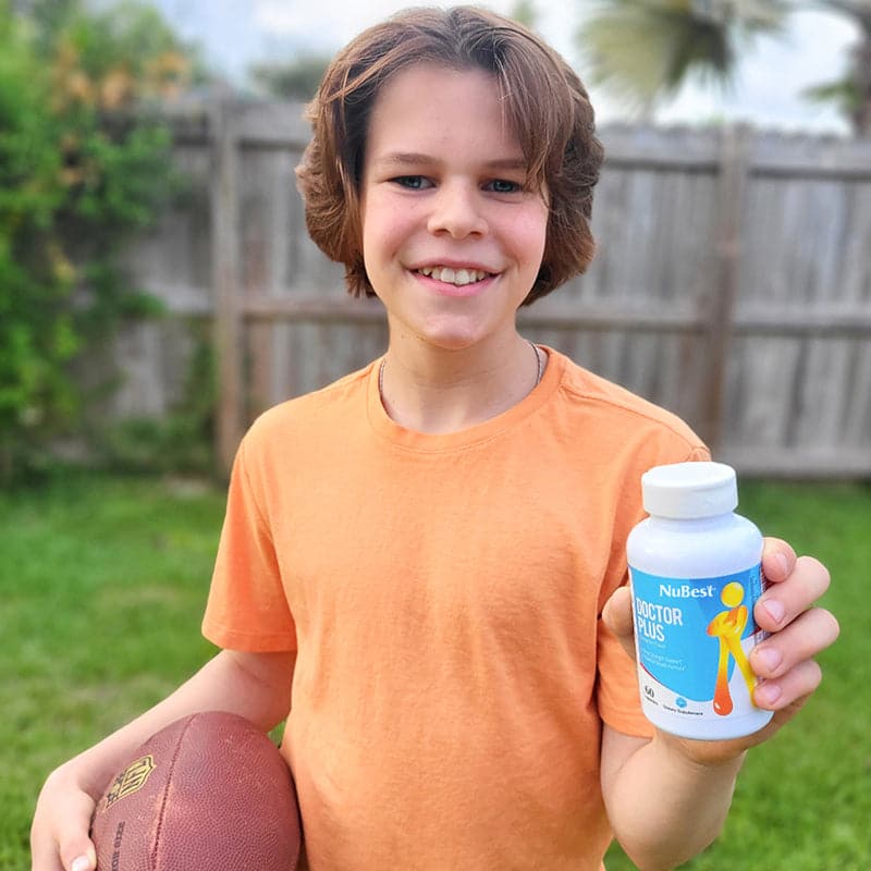 Doctor Plus Growth Support for Kids & Teens – Height, Bone & Immune Health | 60 Capsules by NuBest Nutrition