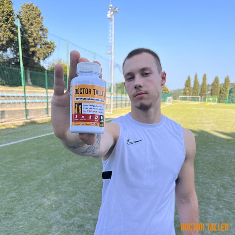 Doctor Taller Height Support for Kids (8+) & Teens – Bone Growth & Development | 60 Vegan Capsules by NuBest Nutrition