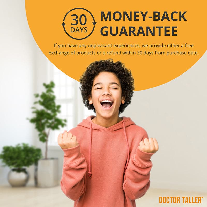 Doctor Taller Height Support for Kids (8+) & Teens – Bone Growth & Development | 60 Vegan Capsules by NuBest Nutrition