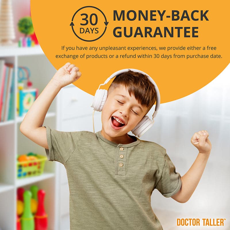 Doctor Taller Kids Grape Multivitamins (Ages 2–9) – Daily Immune & Growth Support | 90 Vegan Chewables by NuBest Nutrition