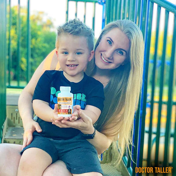 Doctor Taller Kids Grape Multivitamins (Ages 2–9) – Daily Immune & Growth Support | 90 Vegan Chewables by NuBest Nutrition