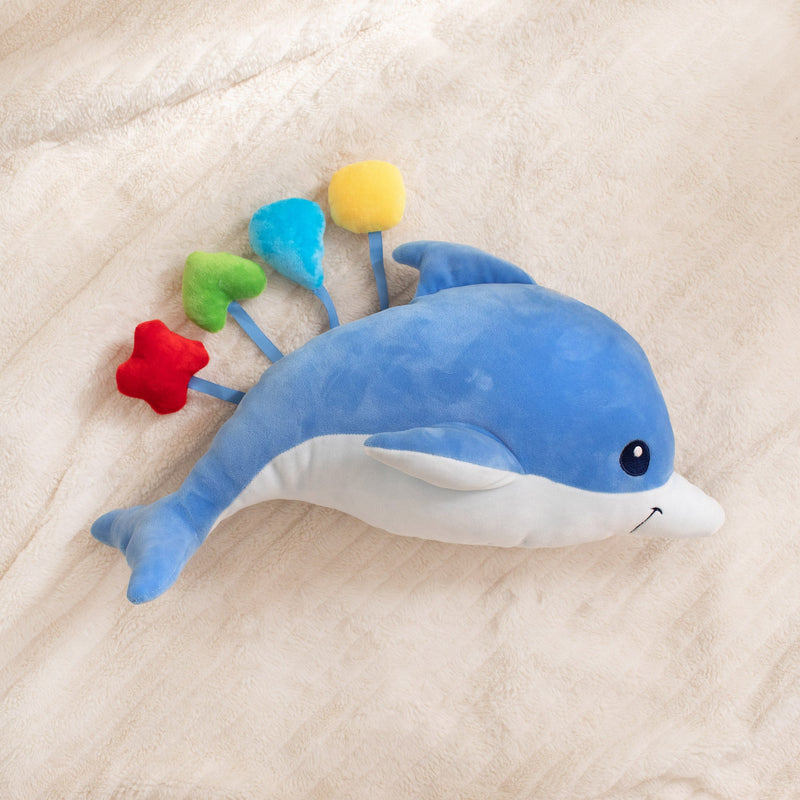 Blue Dolphin SnuggleBuddy – Emotional Learning Plush by Generation Mindful