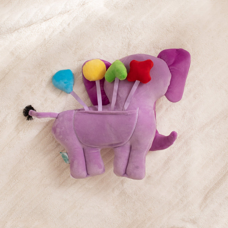 Violet Elephant SnuggleBuddy – Emotional Support Plush by Generation Mindful