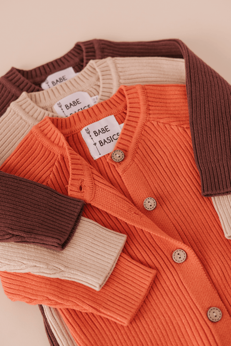 Everyday Ribbed Baby Romper – Cozy & Cute Fall Essential by Babe Basics