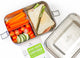 Stainless Steel Eco Lunch Box, Leak Proof, 3 Compartment Large, 50 Oz or 1500 ml freeshipping - ecozoi