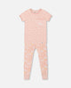 Organic Cotton Two Piece Pajama Set Pink Printed Goose - F30PG13_069