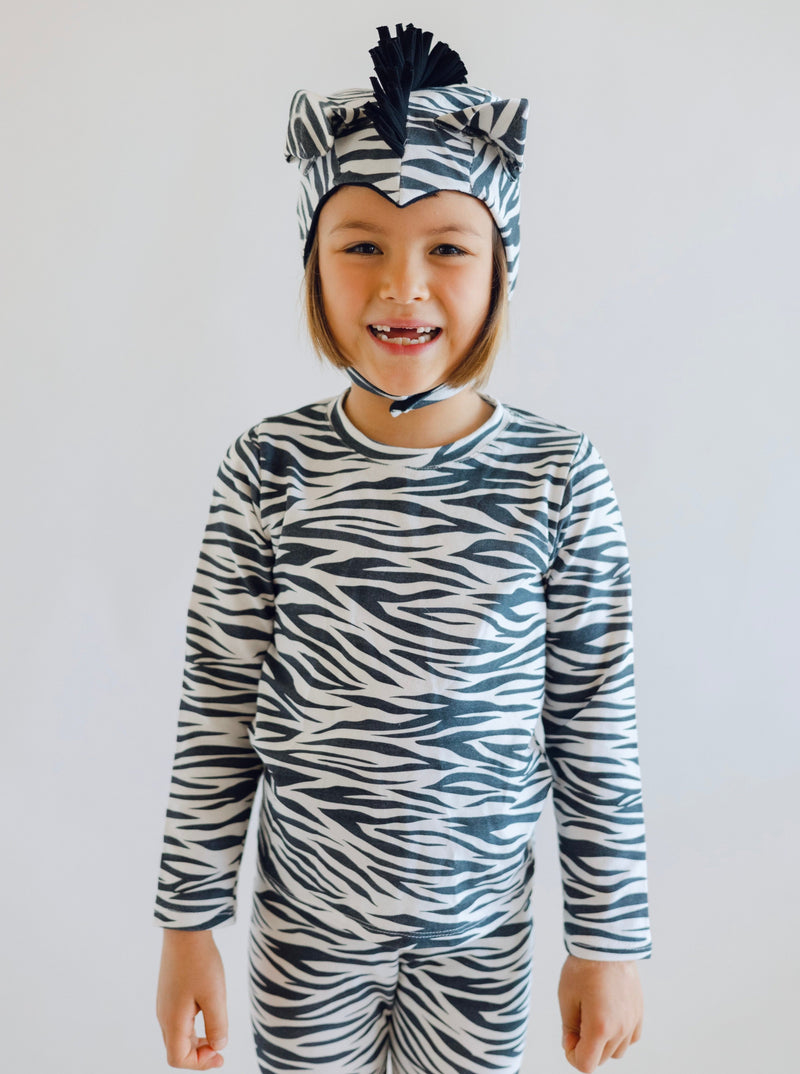 Zebra Pajama Costume – Baby / Kids’ Dress Up & Pretend Play