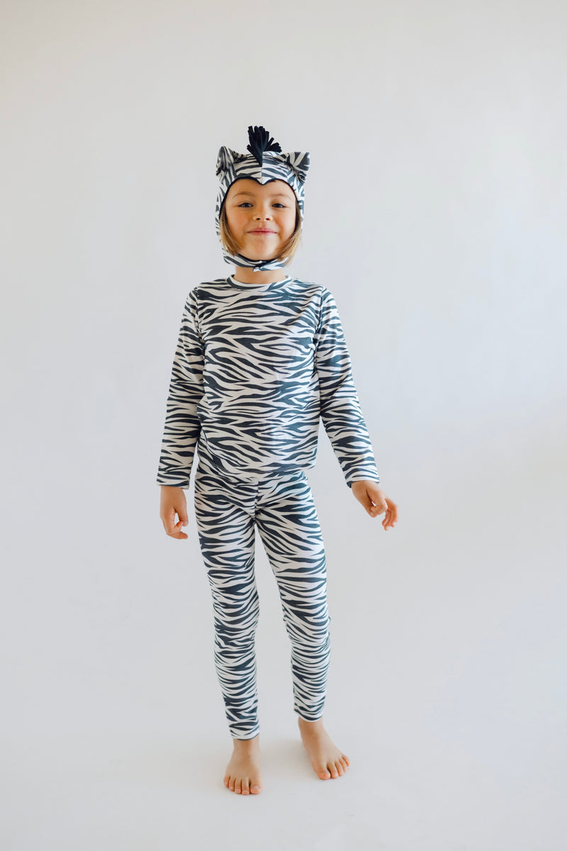 Zebra Pajama Costume – Baby / Kids’ Dress Up & Pretend Play