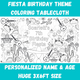 Fiesta Coloring Tablecloth