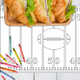Football Coloring Table Runner