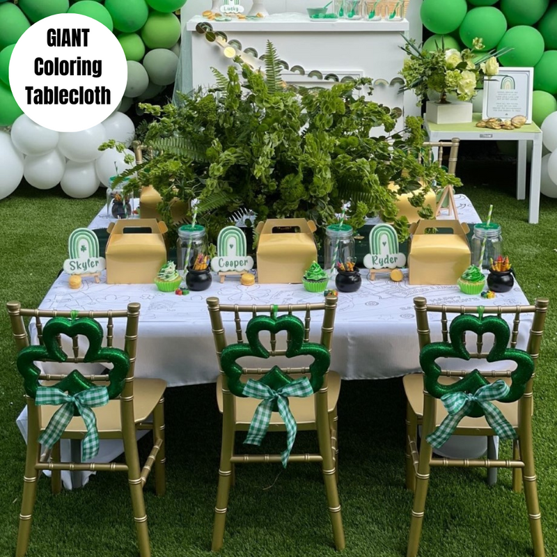 St. Patrick’s Day Coloring Tablecloth