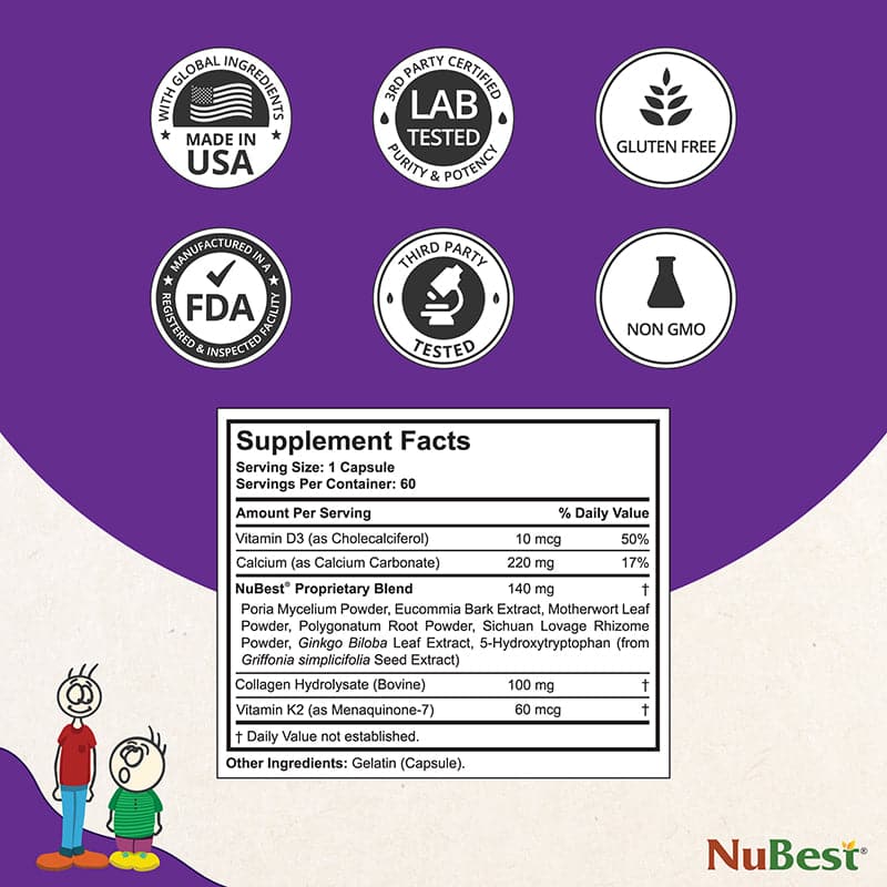 Growth & Wellness Support Duo – Kids 10+ & Women | Daily Vitamins by NuBest Nutrition